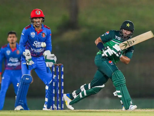 afg vs pak 2nd odi pakistan defeat afghanistan by 1 wicket photo afp afg vs pak 2nd odi pakistan defeat afghanistan by 1 wicket photo afp