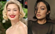gigi hadid s matte black bob sparks debate because it doesn t look matte