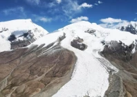 this aerial photo taken on sept 6 2023 shows a view of the muztagata glacier park in taxkorgan tajik autonomous county northwest china s xinjiang uygur autonomous region photo xinhua