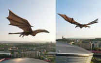 game of thrones dragon flies over glasgow to mark 2026 commonwealth games