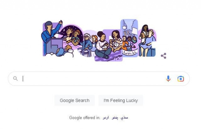 google marks women s day with doodle on women supporting women theme google marks women s day with doodle on women supporting women theme