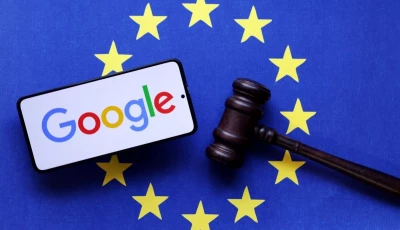 google logo eu flag and judge gavel are seen in this illustration taken august 6 2024 photo reuters