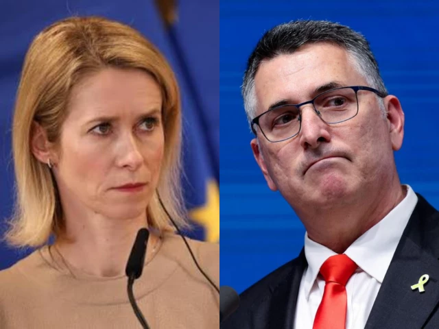 israel s foreign minister gideon saar accused eu foreign policy chief kallas of acting obsessively and with blatant unfairness towards israel photo reuters israel s foreign minister gideon saar accused eu foreign policy chief kallas of acting obsessively and with blatant unfairness towards israel photo reuters