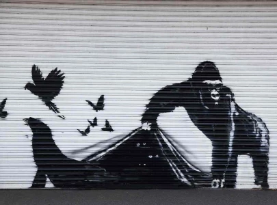 banksy s ninth mural unleashes london zoo animals in epic finale