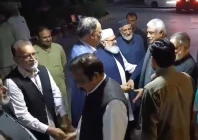the government delegation leaves after meeting with the jamaat e islami team as the fifth round of negotiations over the petroleum levy ends without yielding any result screengrab