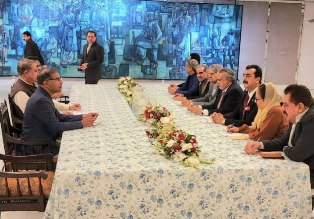 government holding third round of talks at parliament house in islamabad on may2 2023 photo facebook shah mahmood qureshi government holding third round of talks at parliament house in islamabad on may2 2023 photo facebook shah mahmood qureshi