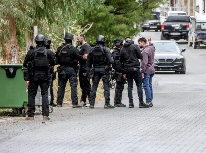 two dead 10 injured in shooting on greek island of crete