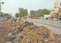 ma jinnah road lies torn open outside the historic former radio pakistan building its dust and trenches marking the slow beating pulse of a city remaking itself photo express ma jinnah road lies torn open outside the historic former radio pakistan building its dust and trenches marking the slow beating pulse of a city remaking itself photo express