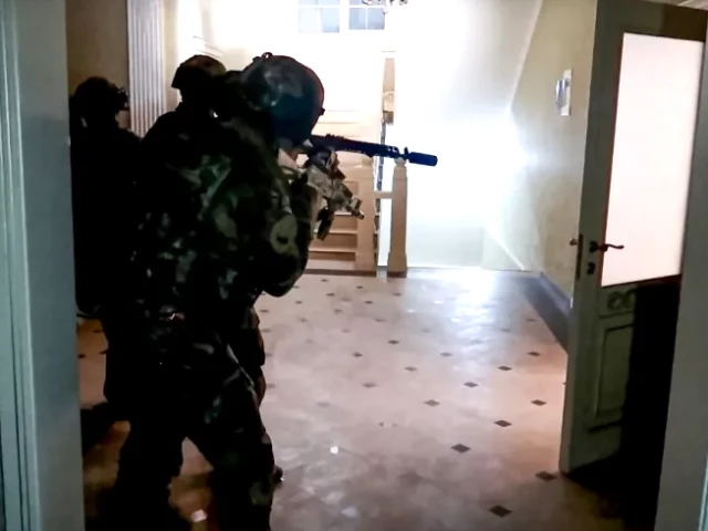 officers from russia s federal security service fsb conduct an operation in dagestan file photo afp officers from russia s federal security service fsb conduct an operation in dagestan file photo afp