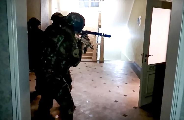 officers from russia s federal security service fsb conduct an operation in dagestan file photo afp officers from russia s federal security service fsb conduct an operation in dagestan file photo afp