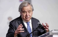 un secretary general antonio guterres speaks during a press conference at the nasrec expo center in johannesburg on november 21 2025 ahead of the g20 leaders summit photo afp un secretary general antonio guterres speaks during a press conference at the nasrec expo center in johannesburg on november 21 2025 ahead of the g20 leaders summit photo afp