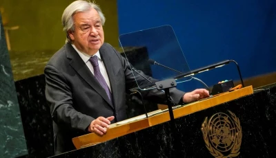 file photo united nations secretary general antonio guterres speaks to delegates during a meeting on nuclear non proliferation treaty at un headquarters in new york city us april 27 2026 reuters file photo united nations secretary general antonio guterres speaks to delegates during a meeting on nuclear non proliferation treaty at un headquarters in new york city us april 27 2026 reuters