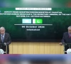 deputy prime minister and foreign minister ishaq dar holds a joint press conference in islamabad alongside united nations secretary general antonio guterres october 6 2026 screengrab