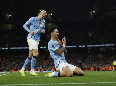 haaland fires man city up to second in premier league