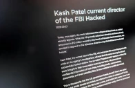 the website used by the handala hack team an iran linked hacker group which has claimed credit for the breach of fbi director kash patel s personal email is shown on a screen in washington dc us march 27 2026 photo reuters the website used by the handala hack team an iran linked hacker group which has claimed credit for the breach of fbi director kash patel s personal email is shown on a screen in washington dc us march 27 2026 photo reuters