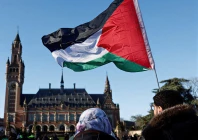 demonstrators outside the international court of justice in the hague on june 2024 photo reuters