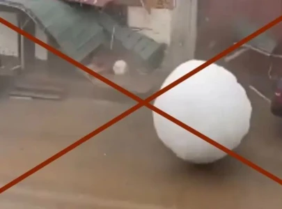 fact check viral video of giant hailstones falling down is ai generated