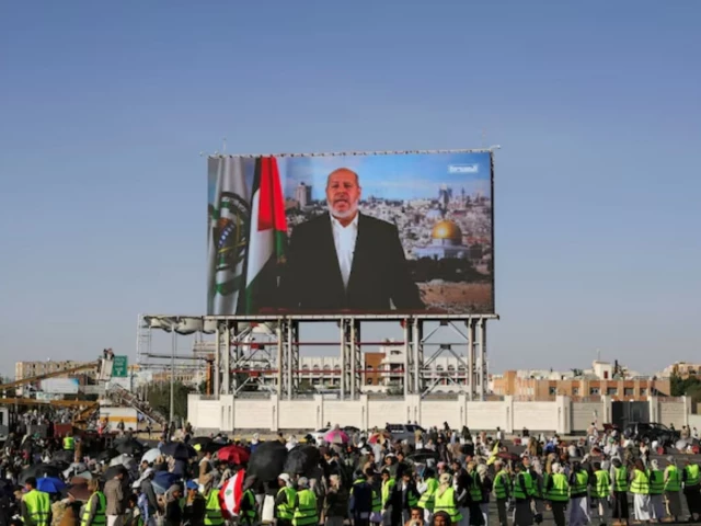 Hamas says Khalil al-Hayya elected as group’s new chief | The Express Tribune Hamas says Khalil al-Hayya elected as group’s new chief | The Express Tribune