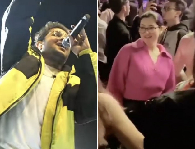 hania aamir spotted at an asim azhar concert and fans have their theories hania aamir spotted at an asim azhar concert and fans have their theories