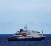 the cruise ship mv hondius affected by a hantavirus outbreak leaves the port of granadilla de abona in tenerife spain may 11 2026 reuters