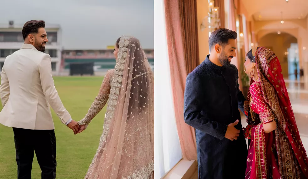 haris rauf muzna masood s wedding looks are the perfect inspiration for your upcoming nuptials