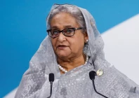 hasina fled bangladesh by helicopter on august 5 2024 after weeks of student led protests against her autocratic rule photo reuters