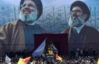 mourners gather during a public funeral ceremony for late hezbollah leaders hassan nasrallah and hashem safieddine photo reuters