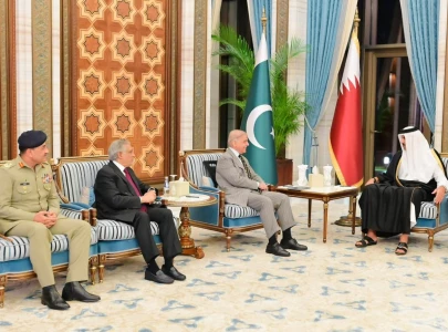 pm shehbaz qatari emir stress peaceful resolution of disputes amid regional tensions