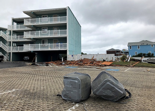 Damages of Hurricane Dorian. PHOTO: Reuters