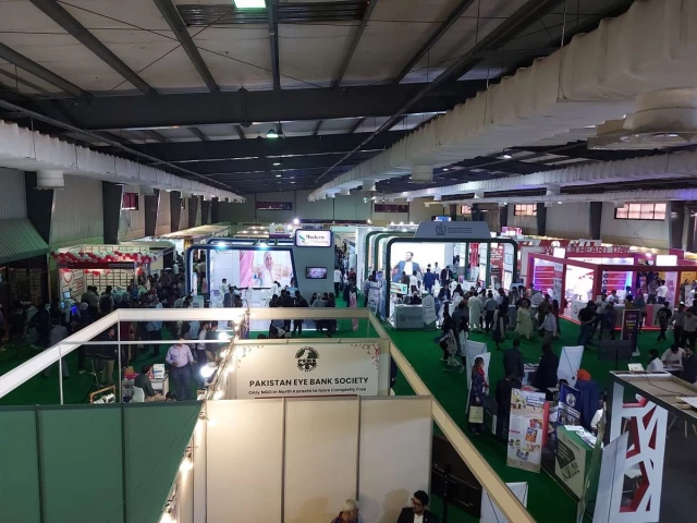 a view of an expo hall source the express tribune a view of an expo hall source the express tribune
