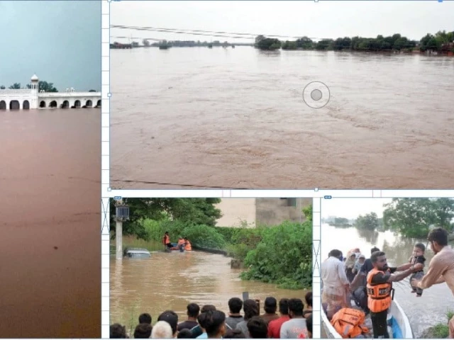 clockwise floodwaters submerge the kartarpur corridor vast tracts of gujranwala inundated by the chenab rescue teams at work in rain hit sialkot and a baby handed over to rescuers during evacuation in submerged narowal photos agencies clockwise floodwaters submerge the kartarpur corridor vast tracts of gujranwala inundated by the chenab rescue teams at work in rain hit sialkot and a baby handed over to rescuers during evacuation in submerged narowal photos agencies