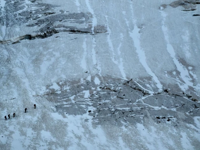 snow and ice have been melting unusually early this year photo afp snow and ice have been melting unusually early this year photo afp