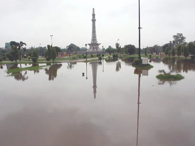 stagnant rainwater pools in grater iqbal park due to inadequate drainage after rain in lahore the met office predicted similar city weather for next 24 hours photo ppi stagnant rainwater pools in grater iqbal park due to inadequate drainage after rain in lahore the met office predicted similar city weather for next 24 hours photo ppi
