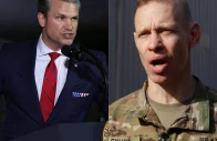 defense secretary pete hegseth and us army lieutenant general brett sylvia photo reuters