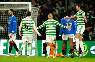 celtic blow rangers away to go top