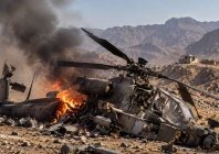 houthis released footage showing saudi ah 6i helicopter being struck by a missile houthis released footage showing saudi ah 6i helicopter being struck by a missile