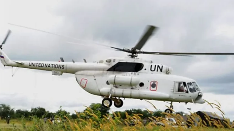 an un crew member died in sudan while operation in helicopter photo bbc an un crew member died in sudan while operation in helicopter photo bbc