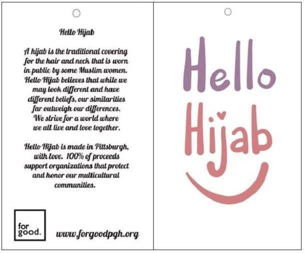 The card. PHOTO: HELLO HIJAB