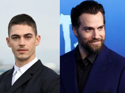 hero fiennes tiffin shares henry cavill s advice at young sherlock london premiere