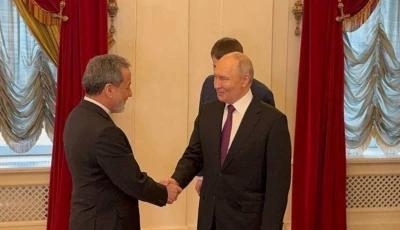 iranian fm abbas araghchi meets president vladimir putin in st petersburg russia on monday press tv