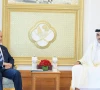 prime minister shehbaz sharif meets qatari amir sheikh tamim bin hamad al thani in doha qatar on thursday pmo
