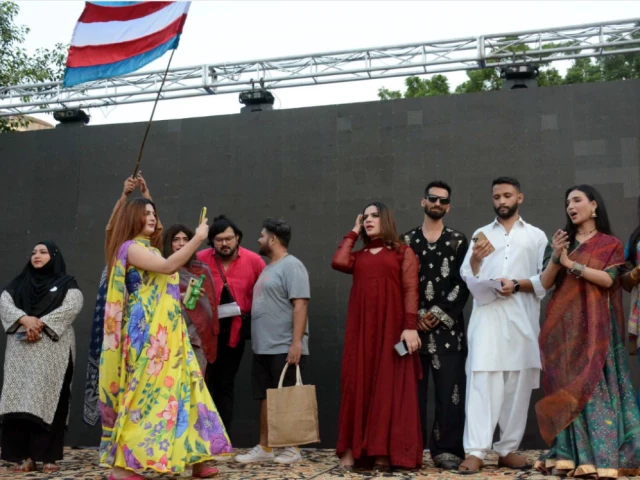 members of transgender community performing on stage dance during hijra festival identity of transgender people for their rights held in karachi on saturday october 25 2025 photo bahzad khan ppi members of transgender community performing on stage dance during hijra festival identity of transgender people for their rights held in karachi on saturday october 25 2025 photo bahzad khan ppi