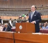 finance minister muhammad aurangzeb presents budget 2026 27 in the national assembly on friday national assembly x