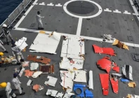 wreckage of the k2 airways cargo plane that went missing on tuesday night paa