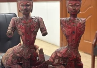 a picture showing two statues found during excavation work near lea market karachi mayor karachi a picture showing two statues found during excavation work near lea market karachi mayor karachi
