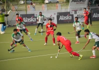 with two victories from the opening two matches pakistan now hold a 2 0 lead in the four match test series against south korea putting the hosts in a strong position to win the series photo phf
