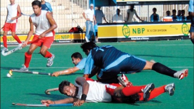 naeem s treble steers nbp to win in hockey championship naeem s treble steers nbp to win in hockey championship