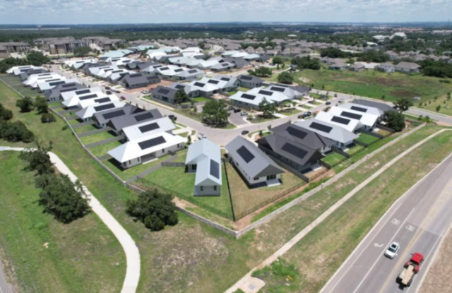a drone image shows 3d printed homes in the wolf ranch community in georgetown texas june 27 2024 photo reuters a drone image shows 3d printed homes in the wolf ranch community in georgetown texas june 27 2024 photo reuters