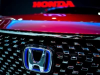 the honda motor logo is pictured at the 43rd bangkok international motor show in bangkok thailand march 22 2022 reuters