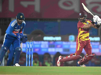 hope s century powers west indies past india to level t20 series